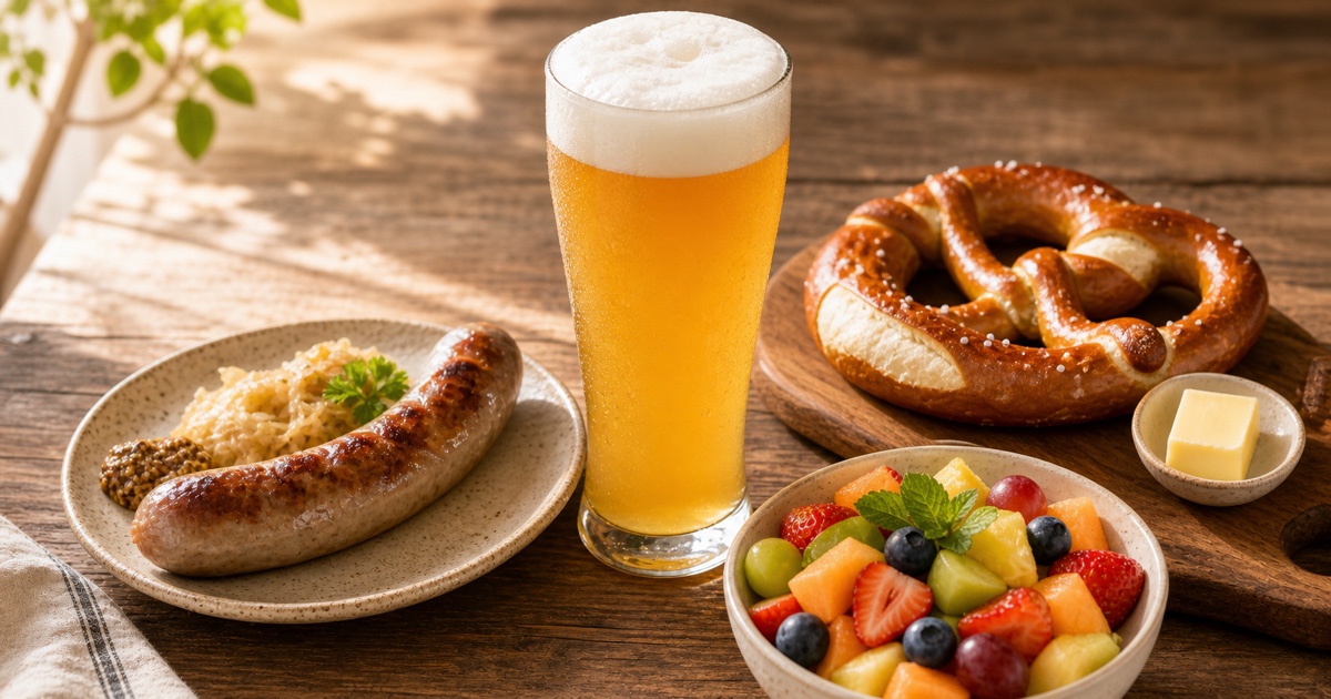 ヴァイツェンと相性の良い料理のイメージ